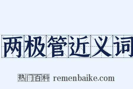 两极管近义词是什么意思的图片